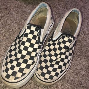checkered vans